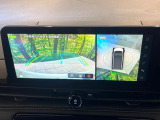 【アラウンドビューモニター】専用のカメラにより、上から見下ろしたような視点で360度クルマの周囲を確認することができます☆死角部分も確認しやすく、狭い場所での切り返しや駐車もスムーズに行えます。