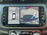360度カメラ搭載で駐車時や狭い道など安心して運転することができますよ