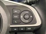 パワーとエコの2つの走行モードの切り替えが可能なステアリングスイッチに加え、高速道路を快適に走行できる全車速追従機能付ACC(アダプティブクル-ズコントロ-ル)スイッチが付いています(^^♪