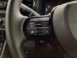 ステアリング左手側はオーディオ関連の操作スイッチです。視線を逸らすことなく運転に集中できます
