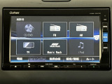 純正ギャザズメモリーナビ(VXM-195VFi)はフルセグ。 SDやCD録音、ブルートゥースが使えてとっても便利♪