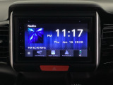 オーディオはディスプレイ・オーデイオ(社外品)を搭載しています。CD再生の他に、Bluetoothオーディオ機能を使って、外部入力から音楽なども楽しめます。