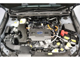 エンジンルームもクリーニング済みです2.5L SUBARU BOXER &times; ハイブリッドシステム?ストロングハイブリッド用に開発した2.5Lの水平対向エンジンを搭載しました