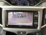 パックモニタ-も装備しております。車庫入れの苦手なお客様、もうご心配いりません。重宝してくれると思います。