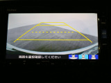 リアカメラ付きで後退時も安心です。