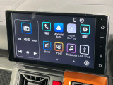 【9型ディスプレイオーディオ】お手持ちのスマートフォンとの連携で、ナビや音楽再生など各種アプリを使用可能。スマホに近い感覚でお使いいただけます♪