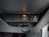 AC100Vスイッチ、手動光軸調整ダイヤル。