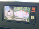 【アラウンドビューモニター】専用のカメラにより、上から見下ろしたような視点で360度クルマの周囲を確認することができます☆死角部分も確認しやすく、狭い場所での切り返しや駐車もスムーズに行えます。