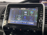 日産オリジナルナビゲーションシステム。TV・CD・DVD再生・Bluetooth接続可能です。