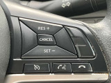 クルーズコントロール装備。速度を設定することでアクセルから足を離しての定速走行が可能になります。アクセル操作での疲労軽減にも役立ちます。