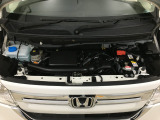 自慢のエンジンはパワードbyHONDAです。精度とバランスにこだわって、低回転からスムースなパワーを発揮します。