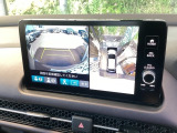 マルチビューカメラを搭載ですので、まるで見下ろし映像のように車両の周囲を確認できます。