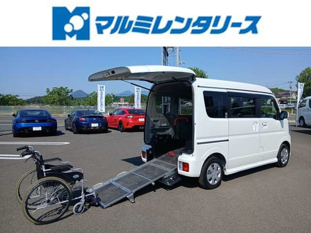 NV100クリッパーリオ チェアキャブ ハイルーフ 4WD スロープ 電動ウインチ リモコン...