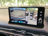 マルチビューカメラを搭載ですので、まるで見下ろし映像のように車両の周囲を確認できます。