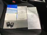 取扱説明書やメンテナンスノートもそろっています。