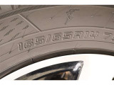 165/65R14    車両装着タイヤサイズです。 タイヤのご相談も石川トヨペットカローラにお任せください