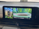 【アラウンドビューモニター】専用のカメラにより、上から見下ろしたような視点で360度クルマの周囲を確認することができます☆死角部分も確認しやすく、狭い場所での切り返しや駐車もスムーズに行えます。