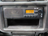 AM、FMラジオ付きです。