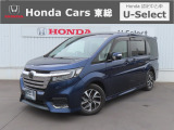【 ようこそホンダカーズ東総へ! 】ステップワゴンスパーダが入庫しました!グレードはスパーダ ホンダセンシングでボディカラーはブルーパールです。内外装共に4つ星鑑定でスタッフおすすめの綺麗な一台です!