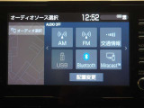 各種オーディオです。ラジオやブルートゥース接続も可能です。