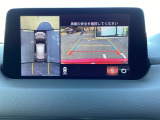 360&deg;ビューモニター♪見えない部分の危険察知をサポート♪前後左右に備えた4つのカメラを活用し、センターディスプレイに表示。安心な運転操作に役立ちます。