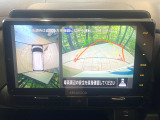 【アラウンドビューモニター】専用のカメラにより、上から見下ろしたような視点で360度クルマの周囲を確認することができます☆死角部分も確認しやすく、狭い場所での切り返しや駐車もスムーズに行えます。