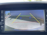 バックカメラが付いて車庫入れも安心です。付いているとうれしい装備のひとつですね♪