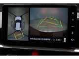 パノラミックビューモニターでクルマの周囲の確認が出来て安心です。