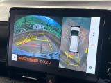 【パノラミックビューモニター】専用のカメラにより、上から見下ろしたような視点で360度クルマの周囲を確認することができます☆死角部分も確認しやすく、狭い場所での切り返しや駐車もスムーズに行えます。