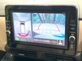 【アラウンドビューモニター】専用のカメラにより、上から見下ろしたような視点で360度クルマの周囲を確認することができます☆死角部分も確認しやすく、狭い場所での切り返しや駐車もスムーズに行えます。