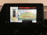 バックギアに入れると、このように後方が映し出されます!最終確認はご自身の目と耳で必ず行ってください!安全第一で!