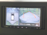 【アラウンドビューモニター】専用のカメラにより、上から見下ろしたような視点で360度クルマの周囲を確認することができます☆死角部分も確認しやすく、狭い場所での切り返しや駐車もスムーズに行えます。