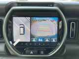 【全方位カメラ】フロントグリル、ドアミラー、バックドアにカメラが付いていて、駐車の時にナビ画面で自車位置を確認出来ますよ!車は今どの位置?障害物はないかな?など確認ができて安心です♪