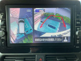 アラウンドビューモニター:空から見下ろしているような視点でスムーズな駐車と安全確認ができ安心して運転出来ます。