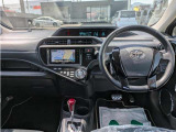 開放感のある運転席です。