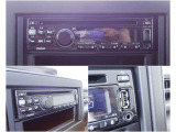 CD、USB、AUXジャックの差し込みにも対応したオーディオ搭載☆彡