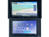ナビゲーションはKENWOODのメモリーナビです☆7インチサイズ☆MDV-D208BTの型番タイプ☆Bluetooth機能もございますよ♪