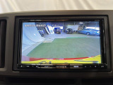 見えづらい車体後方部を映像で映し出してしっかりサポート!難しいバック駐車も安心です♪