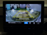 バックカメラの画像です。ガイドラインがスムースな車庫入れをサポートいたします!車庫入れの安心感がアップしますね☆