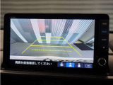 【バックカメラ】後退時も安心。リバース連動で画面が切り替わるのでとっても便利。