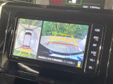 【パノラミックビューモニター】専用のカメラにより、上から見下ろしたような視点で360度クルマの周囲を確認することができます☆死角部分も確認しやすく、狭い場所での切り返しや駐車もスムーズに行えます。