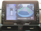 アラウンドビュー☆空から見下ろすような視点で、スムーズな駐車と安全確認をサポート!運転の心強い味方になってくれます♪