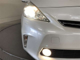 LEDヘッドライトです。デザイン性がよくとても明るいので、夜間の走行や悪天候でも安心です。しかも長寿命!