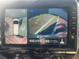 真上から見下ろせるアラウンドビューモニターです