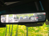 【デジタルインナーミラー】後席の大きな荷物や同乗者で後方が確認しづらい時でも安心!カメラが撮影した車両後方の映像をルームミラー内に表示。クリアな視界で状況の確認が可能です!