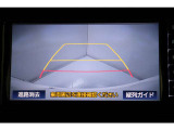 バックカメラで後方確認もバッチリ!
