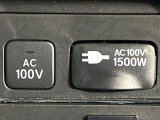 【1500Wアクセサリーコンセント】消費電力1500Wまでの家電が使えます。キャンプやスポーツ・アウトドアでのアクティビティはもちろん、災害・停電の際に大活躍♪