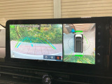 【アラウンドビューモニター】専用のカメラにより、上から見下ろしたような視点で360度クルマの周囲を確認することができます☆縦列駐車や幅寄せ時に活躍してくれます♪