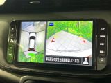 【アラウンドビューモニター】専用のカメラにより、上から見下ろしたような視点で360度クルマの周囲を確認することができます☆死角部分も確認しやすく、狭い場所での切り返しや駐車もスムーズに行えます。