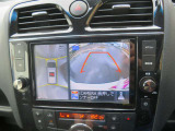 アラウンドビューモニター付きです。周囲の安全確認をよりしっかりとできます。